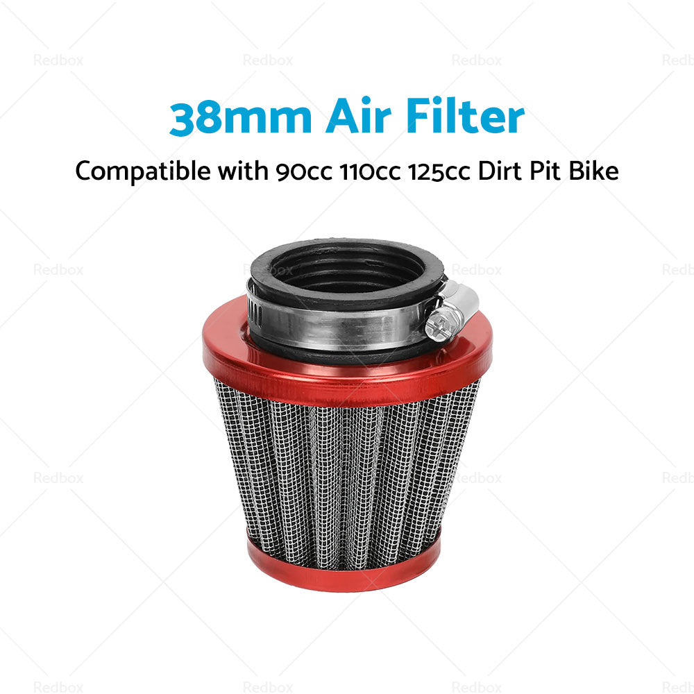 {{ 38mm Air Filter Pod Cleaner Suitable for 110cc 125cc Motorcycle PIT Dirt Bike }} - Buy Car Parts Online at {{ Kaka Auto Parts }}.