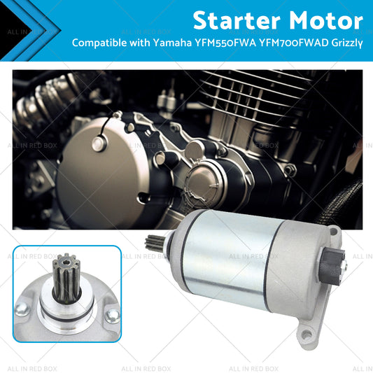 {{ Starter Motor Suitable Yamaha YFM550FWA Grizzly 550 09-15 YFM700 EPS-Hunter }} - Buy Car Parts Online at {{ Kaka Auto Parts }}.