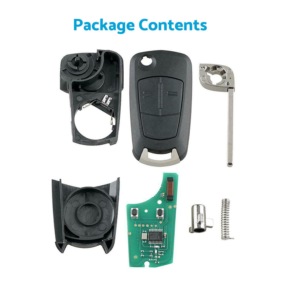 Complete Remote Control Key Suitable For Holden Astra H 2005¡§C2009