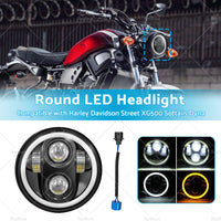 {{ Suitable For Harley Davidson Street XG500 Softails Dyna LED Motorcycle Headlight }} - Buy Car Parts Online at {{ Kaka Auto Parts }}.