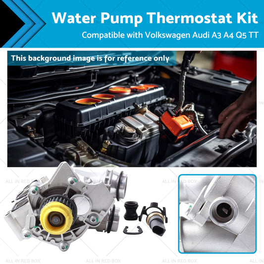 {{ 06H121026 Water Pump Thermostat Kit Suitable for Audi A3 A4 Q3 TT 2. 0L 1. 8L TFSI }} - Buy Car Parts Online at {{ Kaka Auto Parts }}.