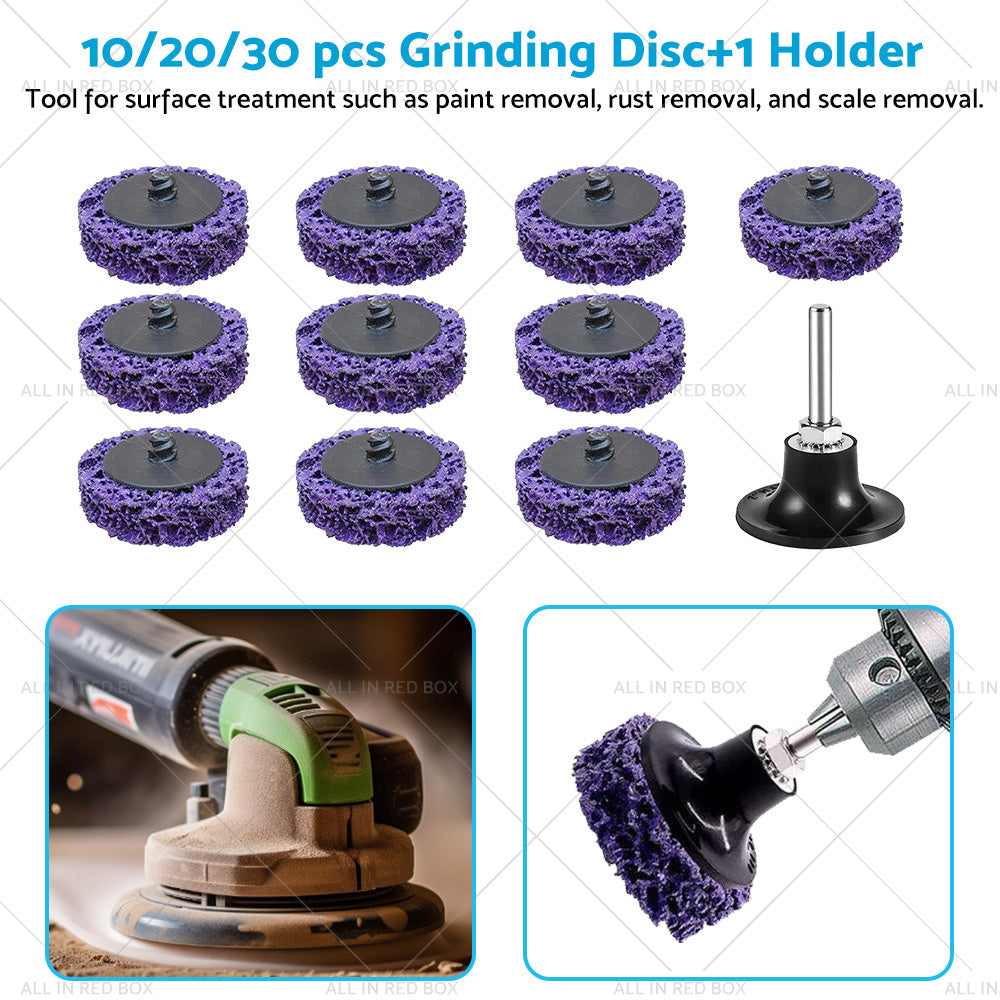 {{ 10/20/30PCS 50mm Poly Strip Disc Wheel Paint Rust Removal For Angle Grinder }} - Buy Car Parts Online at {{ Kaka Auto Parts }}.