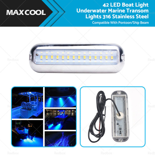{{ 42LED Boat Light Underwater Marine Transom Lights 316 Stainless Steel Pontoon }} - Buy Car Parts Online at {{ Kaka Auto Parts }}.