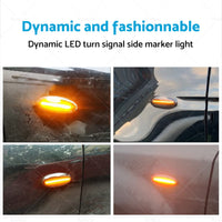 {{ 2x Dynamic Side Light Turn Signal Indicator Suitable For Nissan Navara D22 NP300 }} - Buy Car Parts Online at {{ Kaka Auto Parts }}.