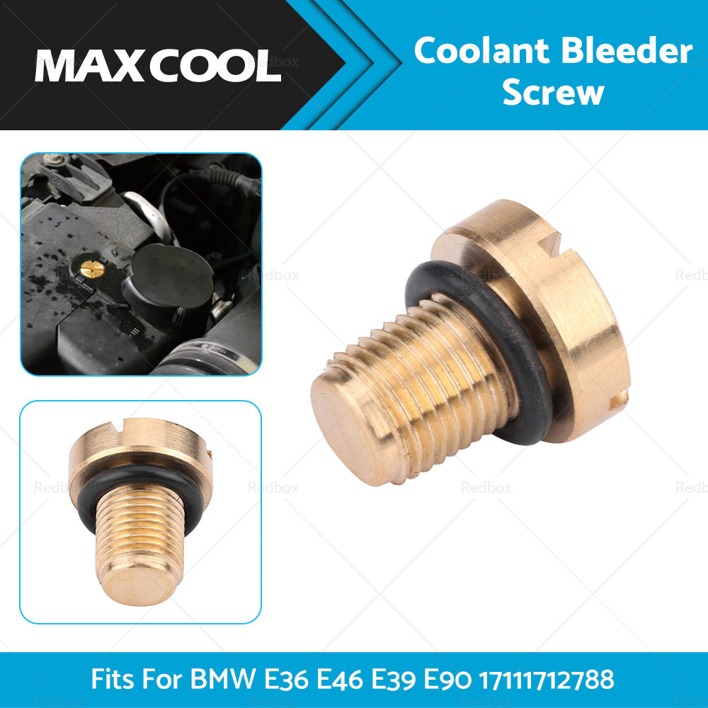 {{ Vent Screw Brass Radiator Coolant Bleed Screw ForBMW E36 E46 E39 E90 17111712788 }} - Buy Car Parts Online at {{ Kaka Auto Parts }}.