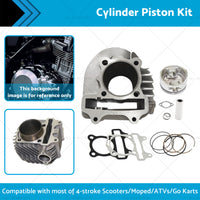 {{ 61mm Bore Cylinder Upgrade Kit Piston Gasket Suitable for GY6 172cc 180cc Motor }} - Buy Car Parts Online at {{ Kaka Auto Parts }}.