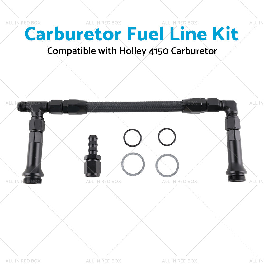 {{ Braided AN6 Dual Feed Carb Fuel Line Double Pump For 4150 Holley Carburetor }} - Buy Car Parts Online at {{ Kaka Auto Parts }}.