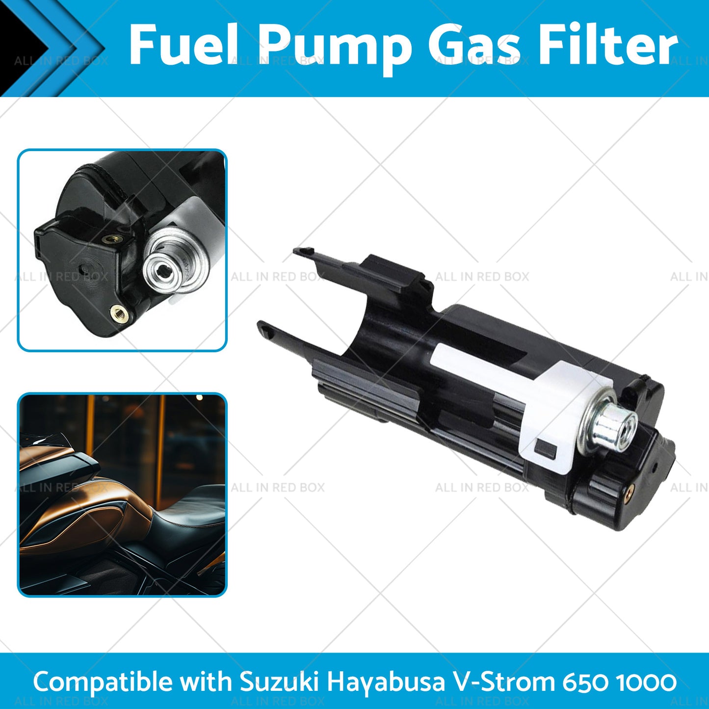 {{ 1x Fuel Pump Gas Filter Suitable for Suzuki Hayabusa V-Strom 650 1000 2002-2012 }} - Buy Car Parts Online at {{ Kaka Auto Parts }}.
