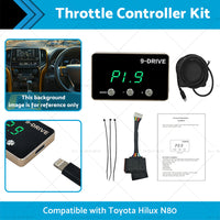 {{ Black EVC WindBooster Throttle Controller Suitable for Toyota Hilux N80 15-21 }} - Buy Car Parts Online at {{ Kaka Auto Parts }}.