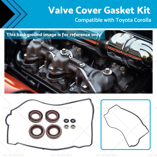 {{ Valve Tappet Rocker Cover Gasket Suitable for Toyota Corolla AE92 AE102 AE112 }} - Buy Car Parts Online at {{ Kaka Auto Parts }}.