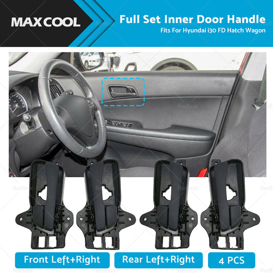 {{ 4X Front Rear Left Right Inner Door Handle For Hyundai i30 FD Hatch Wagon 07-12 }} - Buy Car Parts Online at {{ Kaka Auto Parts }}.