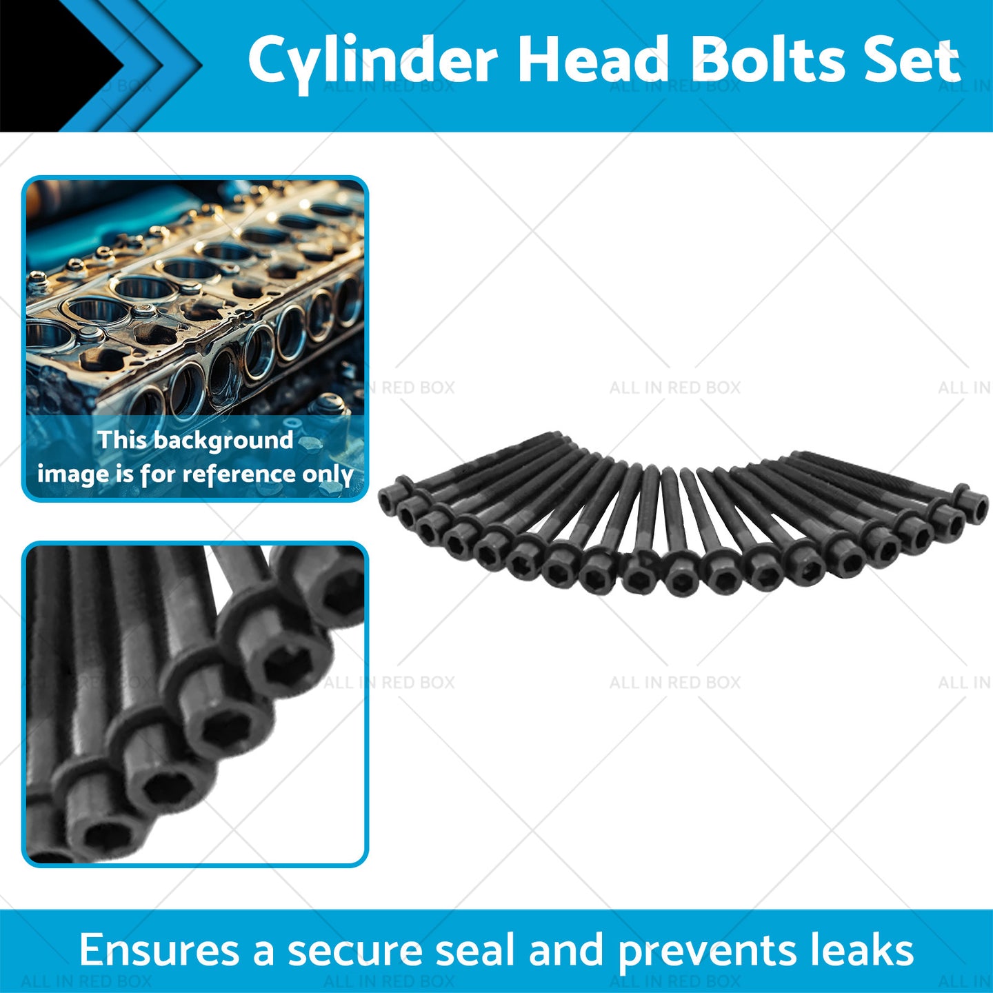 {{ Cylinder Head Bolts Set Suitable For Mitsubishi QE Triton MQ MR 2015-on 4N15 }} - Buy Car Parts Online at {{ Kaka Auto Parts }}.
