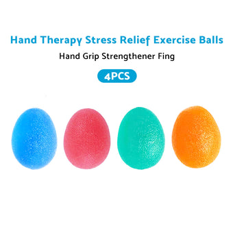 compare product Hand Therapy Stress Relief Exercise Balls Set 4x Suitable For Hand Grip Strengthening and Finger Rehabilitation