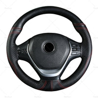 {{ Premium Leather DIY Car Steering Wheel Cover Auto Protection Needle 38cm }} - Buy Car Parts Online at {{ Kaka Auto Parts }}.