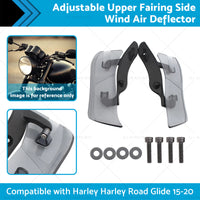 {{ Adjustable Upper Fairing Side Wind Air Deflector Suitable For Harley Road Glide }} - Buy Car Parts Online at {{ Kaka Auto Parts }}.