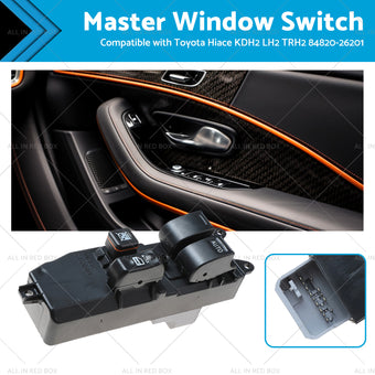 compare product 1x Master Window Switch Suitable For Toyota Hiace KDH2 84820-26201