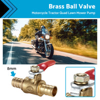 {{ In-Line Fuel Tap Brass 8mm 5 16inch Motorcycle Tractor Quad Lawn Mower Pump }} - Buy Car Parts Online at {{ Kaka Auto Parts }}.