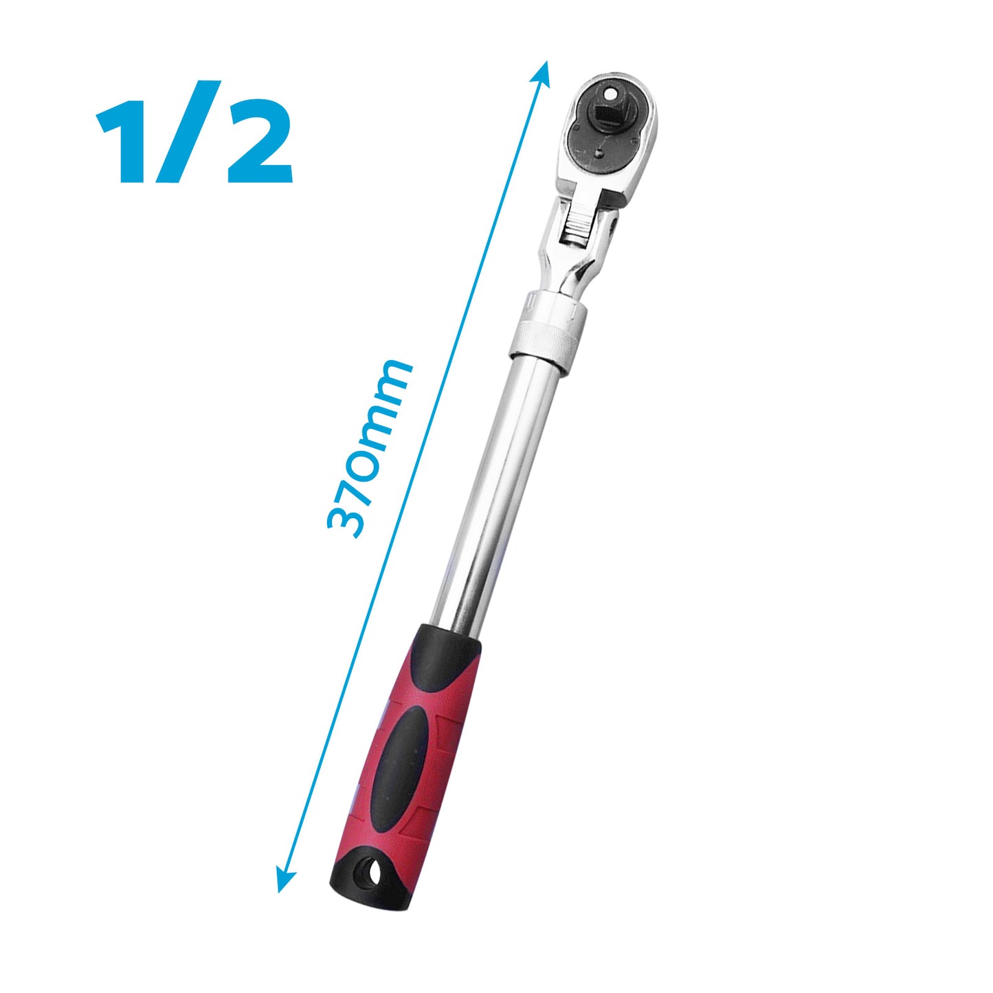 Ratchet Wrench Socket Set 3x 1/4inch, 3/8inch, 1/2inch Drive Handle 72-Tooth Quick Release