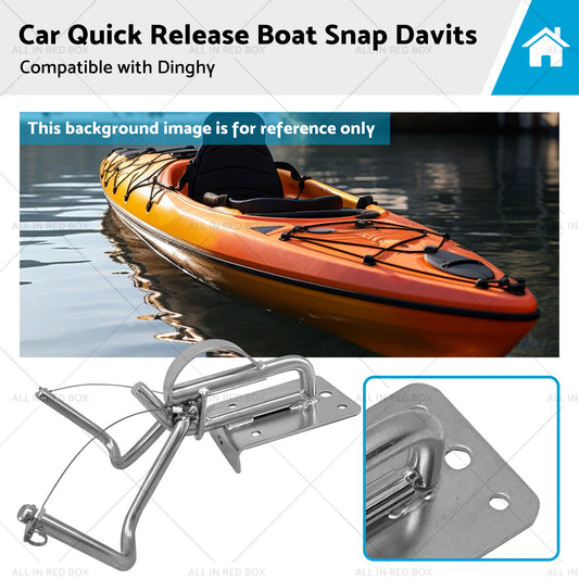 {{ 304 Stainless Steel Car Quick Release Boat Snap Davits Suitable for Dinghy }} - Buy Car Parts Online at {{ Kaka Auto Parts }}.