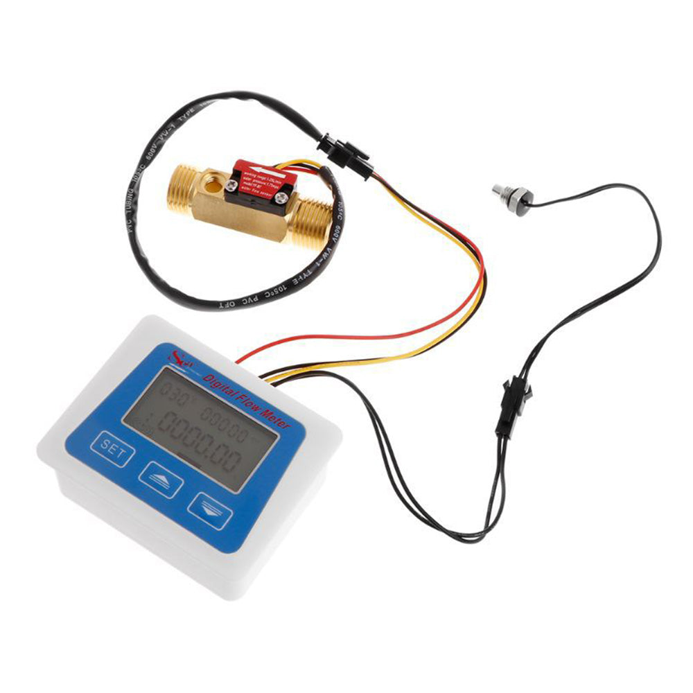 Digital LED Turbine Gauge Suitable For Kerosene, Fuel & Water Flow ¡§C 1?? or 2?? Sensor Meter