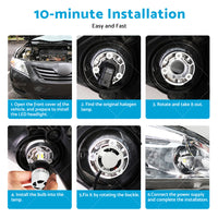 {{ 2x HB2 9003 H4 LED Headlight Globes Kit Hi or Low Beam 9000LM Brighter White }} - Buy Car Parts Online at {{ Kaka Auto Parts }}.