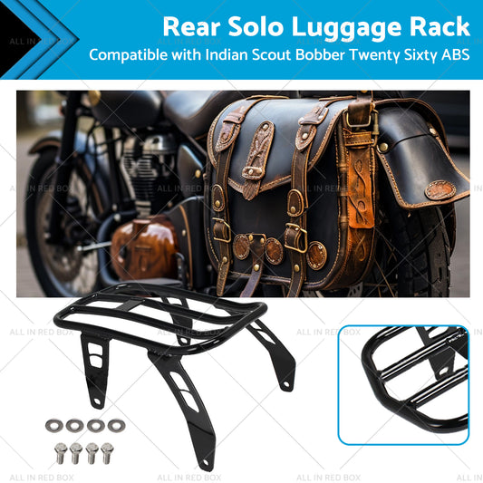 {{ Motorcycle Rear Solo Luggage Rack Suitable For Indian Scout Bobber Twenty Sixty }} - Buy Car Parts Online at {{ Kaka Auto Parts }}.