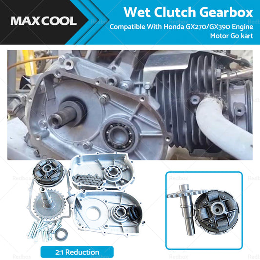 {{ 1 or 2 Reduction Wet Clutch Suitable For Honda GX270 or GX390 Gearbox Motor Gokart }} - Buy Car Parts Online at {{ Kaka Auto Parts }}.
