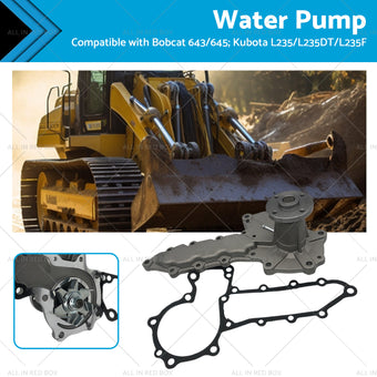 compare product Water Pump Suitable For Bobcat Kubota D1102 D1302 D1402 V1502 V1702 V1902 V2203