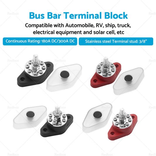Bus Bar Terminal Block Power Stud Battery Junction Post M10 Power Distribution
