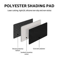 Dash Mat Suitable For Subaru XV SUV 2012-2017 Dashboard Sun Cover Non-Slip Black