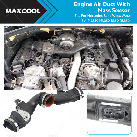{{ Air Mass Sensor W or  Air Duct Fits For Mercedes Benz W164 W212 ML320 ML350 GL350 }} - Buy Car Parts Online at {{ Kaka Auto Parts }}.