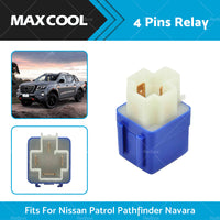 {{ Car Relay 4Pin Fit For Nissan Patrol GQ Y60 GU Y61 Pathfinder R50 Navara D22 D40 }} - Buy Car Parts Online at {{ Kaka Auto Parts }}.