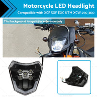 {{ Motorcycle LED Headlight Suitable For XCF SXF EXC KTM XCW 250 300 350 450 500 }} - Buy Car Parts Online at {{ Kaka Auto Parts }}.