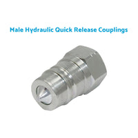 {{ 3 SETS 1 or 2 inch  BSP HYDRAULIC ISO POPPET QUICK RELEASE COUPLINGS COUPLERS TRACTOR }} - Buy Car Parts Online at {{ Kaka Auto Parts }}.