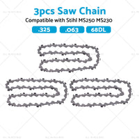 {{ 3PCS Chainsaw Chain. 325 063 68DL Suitable for Stihl 18inch MS250 MS251 MS230 MS231 }} - Buy Car Parts Online at {{ Kaka Auto Parts }}.