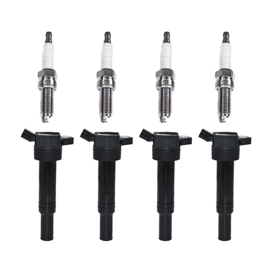 {{ 4x Ignition Coils&4x Spark Plug Suitable for Hyundai Elantra Kia Soul 273002E000 }} - Buy Car Parts Online at {{ Kaka Auto Parts }}.
