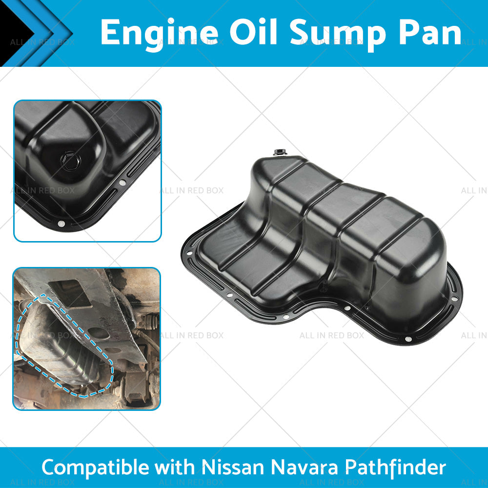 {{ Engine Oil Sump Pan Suitable for Nissan Navara D40 Pathfinder R51 VSK YD25 05-12 }} - Buy Car Parts Online at {{ Kaka Auto Parts }}.