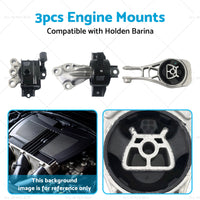 {{ 3PCS Engine Mount Suitable For Holden Barina TM 1. 6L F16D4 2011-2019 }} - Buy Car Parts Online at {{ Kaka Auto Parts }}.