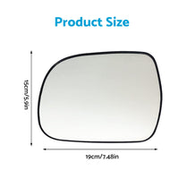 Left Side Heated Convex Mirror Glass Suitable For Lexus RX300 RX330 Toyota Hilux