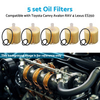 {{ 5PCS Oil Filter 04152-YZZA1 Suitable For Toyota Camry Kluger RAV 4 Lexus IS300h }} - Buy Car Parts Online at {{ Kaka Auto Parts }}.