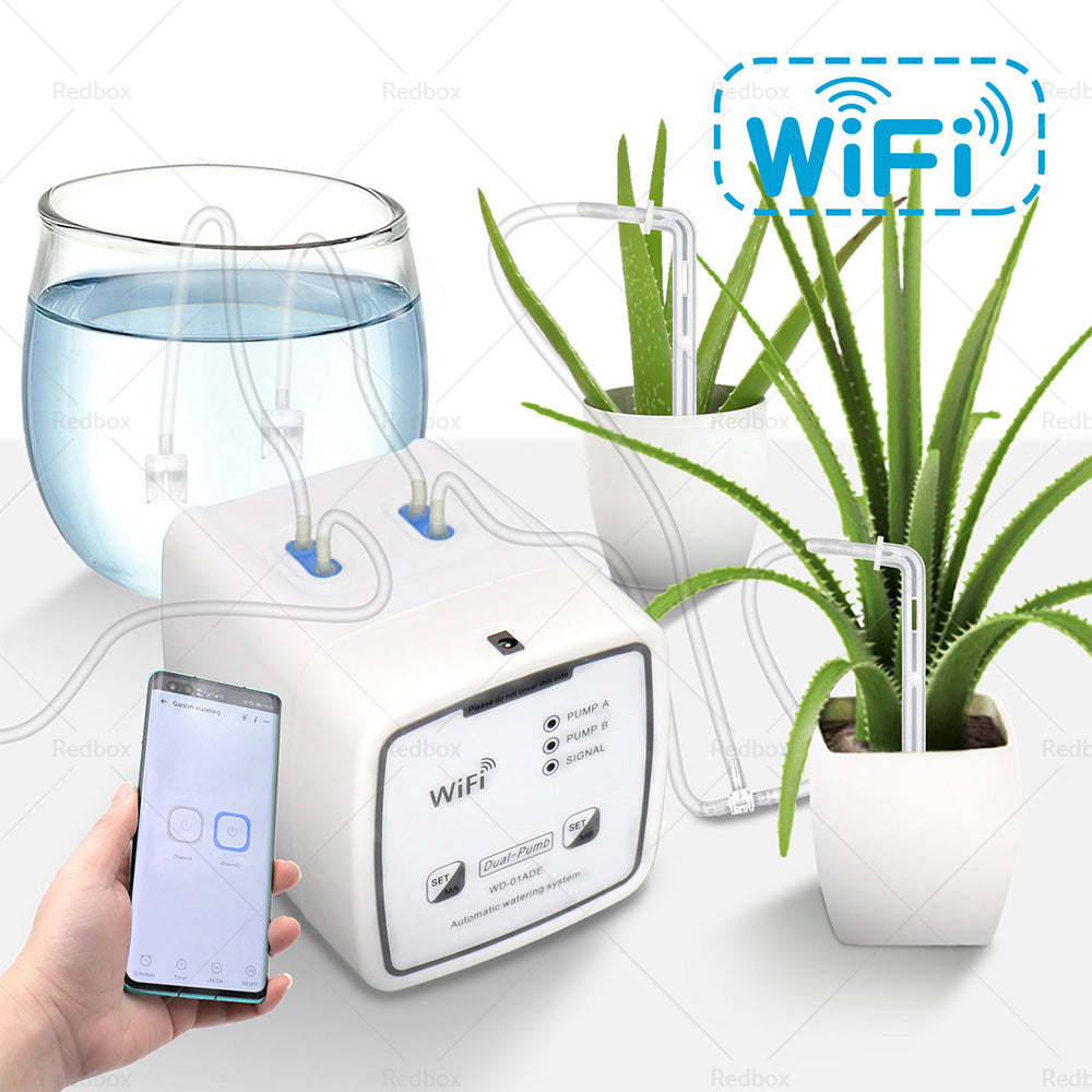 {{ WiFi Control Watering System Double Pump Automatic Water Drip Mobile APP Control }} - Buy Car Parts Online at {{ Kaka Auto Parts }}.