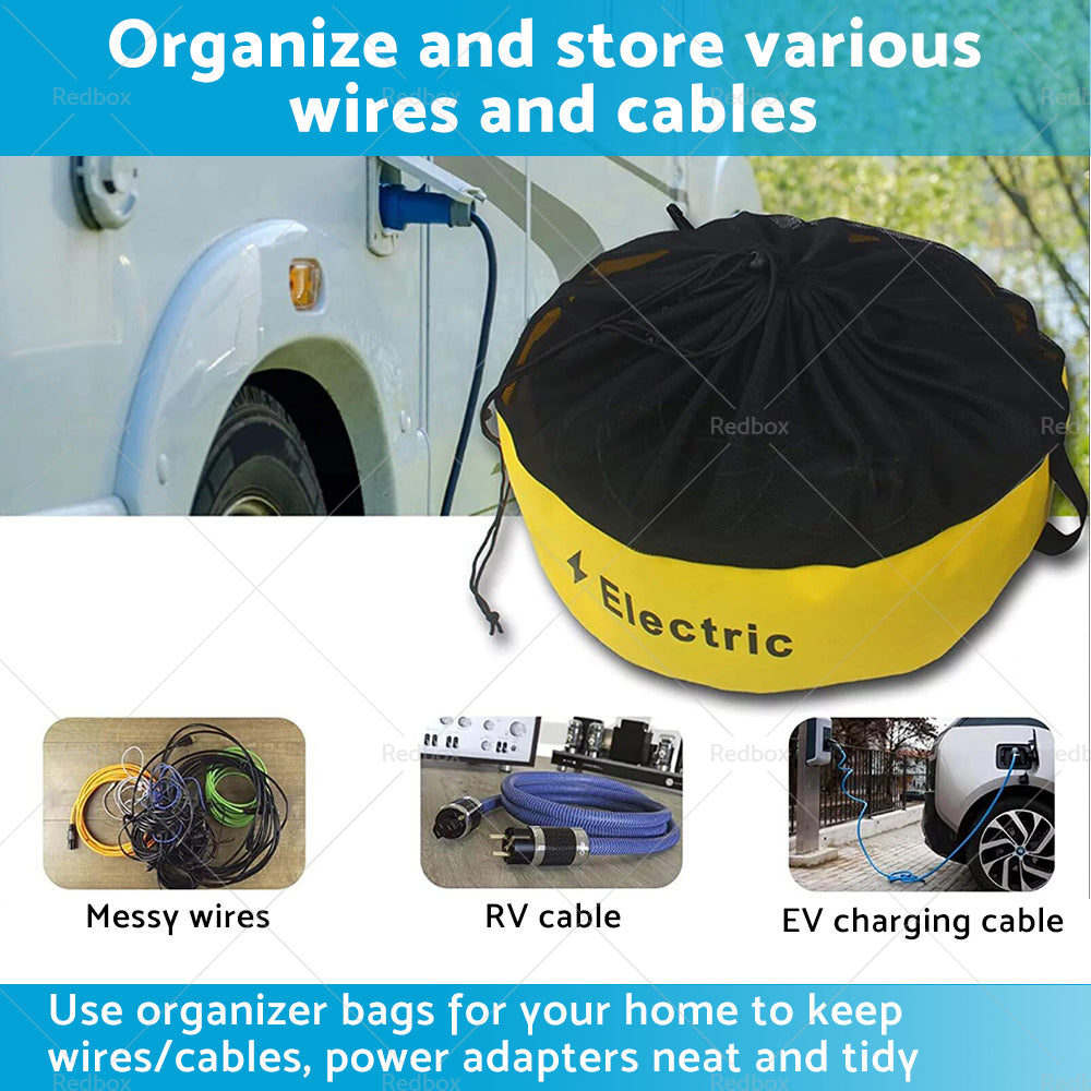 {{ Storage Bag Caravan Camping RV Cable Organizer Water Hose Electrical Cords }} - Buy Car Parts Online at {{ Kaka Auto Parts }}.