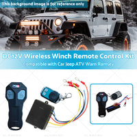 {{ DC12V Wireless Winch Remote Control Kit Suitable for Car Jeep ATV Warn Ramsey }} - Buy Car Parts Online at {{ Kaka Auto Parts }}.