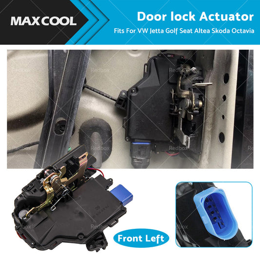 {{ Front Left Door lock Actuator Fits For VW Jetta Golf Seat Altea Skoda Octavia }} - Buy Car Parts Online at {{ Kaka Auto Parts }}.