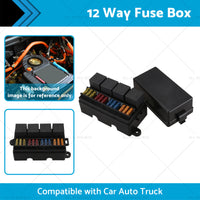 {{ 12 Way Blade Fuse Box 4-Relay Holder and Terminal and Fuse 12V 40A Car Auto Truck 4Pin }} - Buy Car Parts Online at {{ Kaka Auto Parts }}.