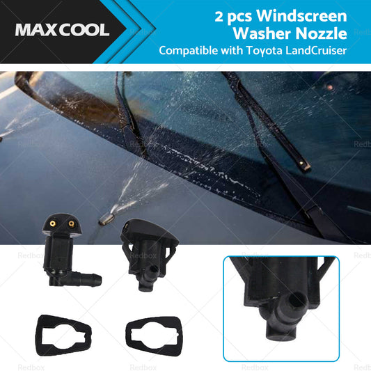{{ 2x Windscreen Spray Washer Nozzle Suitable For Toyota LandCruiser 70 73 75 78 79 }} - Buy Car Parts Online at {{ Kaka Auto Parts }}.