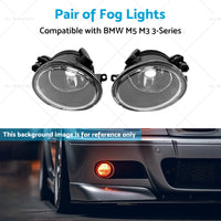 {{ Pair Replacement Clear Fog Lights Lamps Suitable for 2001-2006 BMW E46 3-Series }} - Buy Car Parts Online at {{ Kaka Auto Parts }}.