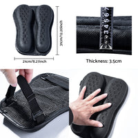 {{ Foldable Passenger Motorcycle Gel Rear Seat Cushion 3D Honeycomb Structure }} - Buy Car Parts Online at {{ Kaka Auto Parts }}.