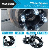 {{ 15mm Bolt-on Wheel Spacers 5 X 114. 3 70. 5mm Fit For Ford Falcon  and  Mustang 94-14 }} - Buy Car Parts Online at {{ Kaka Auto Parts }}.