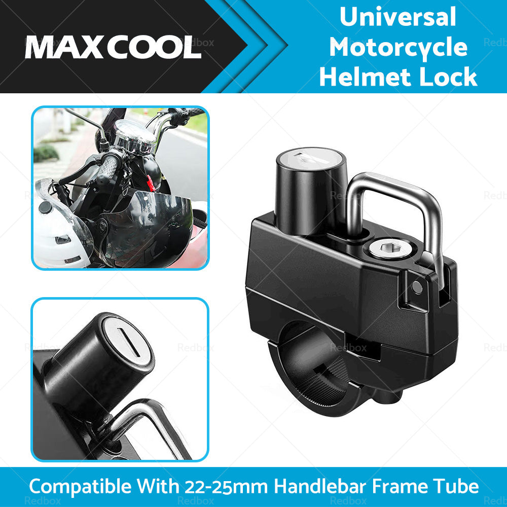 {{ Motorcycle Helmet Lock 22mm 25mm Handlebar Frame Tube Suitable For Harley }} - Buy Car Parts Online at {{ Kaka Auto Parts }}.